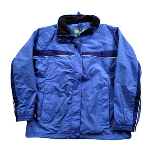 Vintage LL Bean Nylon Ski Jacket‎ Womens Medium Blue Hooded Systems
